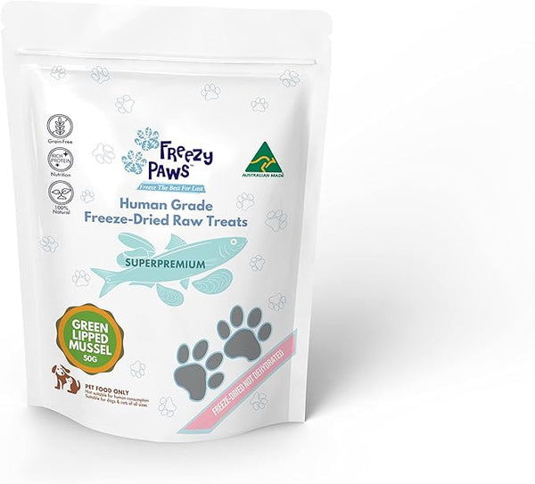 FREEZY PAWS Freeze Dried Green Lipped Mussel