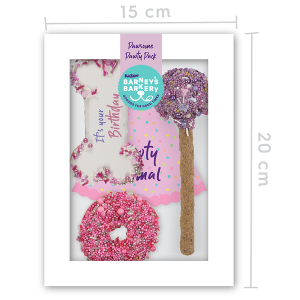 KAZOO Barney's Barkery - Dog Birthday Treats Party Pack