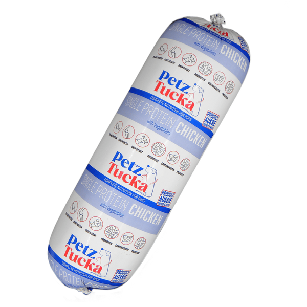 PETZ TUCKA Single protein chicken & veg 1.5kg roll