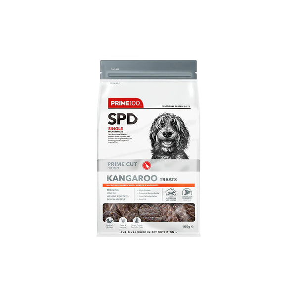 PRIME100 SPD Prime cut kangaroo treats 100g