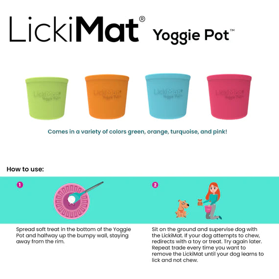LICKIMAT Yoggie Pot