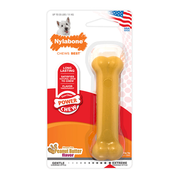 NYLABONE Power Chew Peanut Butter
