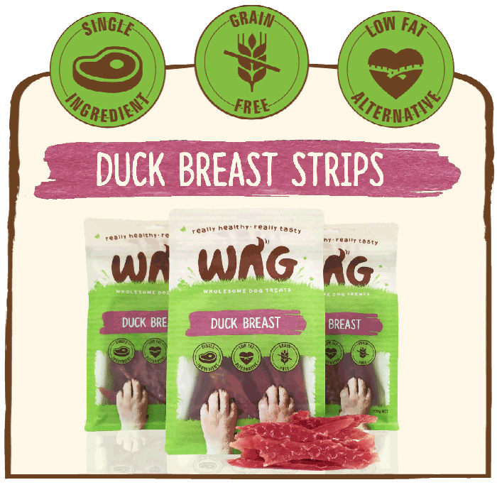 WAG Duck Breast Jerky 200g