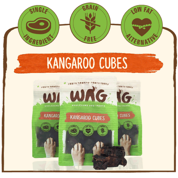 WAG Kangaroo Cubes 200g