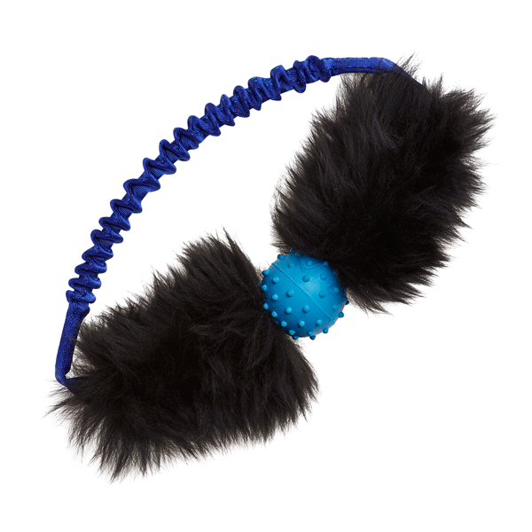 TUG-E-NUFF Sheepskin Bungee Ring Rubber Ball