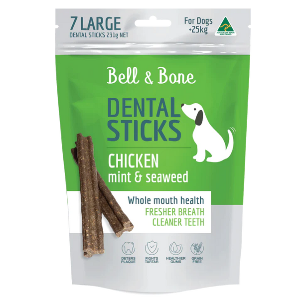 BELL & BONE Dental Sticks - Chicken, Mint and Seaweed