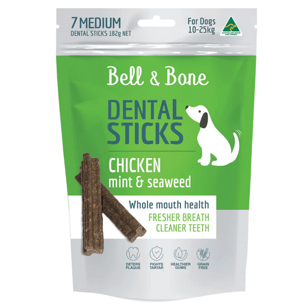 BELL & BONE Dental Sticks - Chicken, Mint and Seaweed