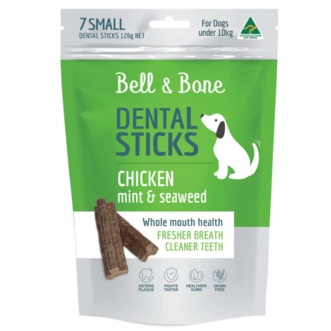 BELL & BONE Dental Sticks - Kangaroo, Mint and Turmeric