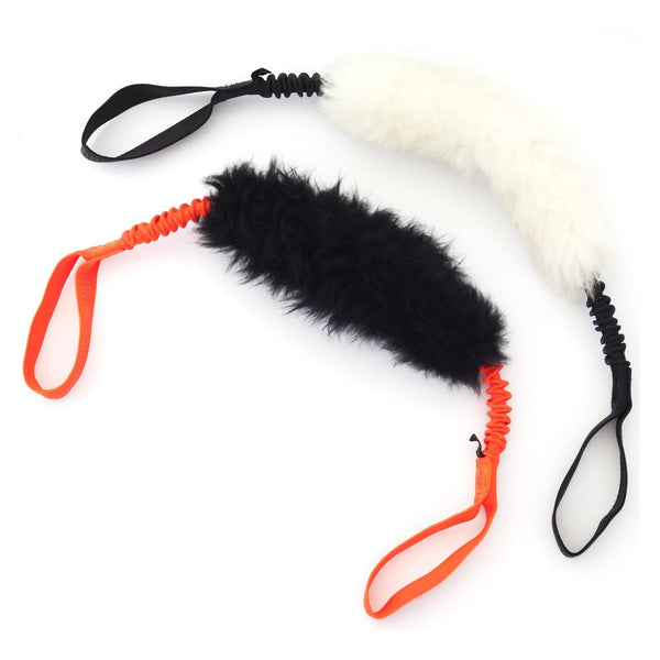 TUG-E-NUFF Double Handled Sheepskin Bungee Tug