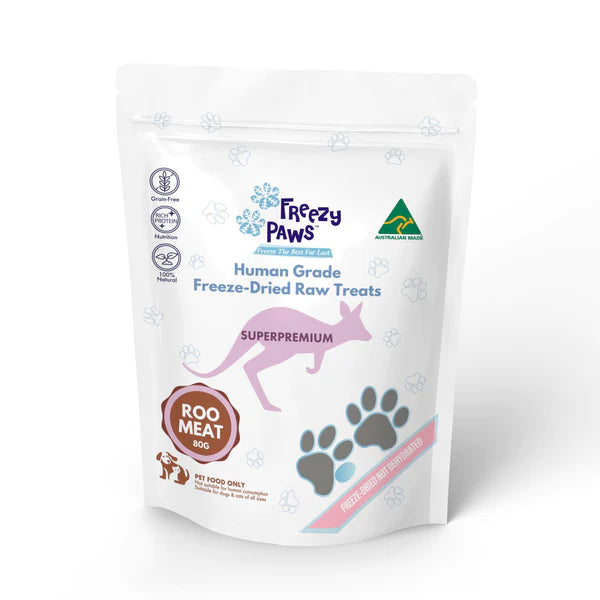 FREEZY PAWS Freeze Dried Kangaroo 80g
