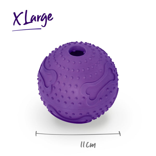 KAZOO Rubber Hide N' Treat Ball