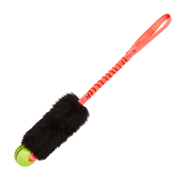 TUG-E-NUFF Sheepskin Ball Bungee Tug - Tennis Ball