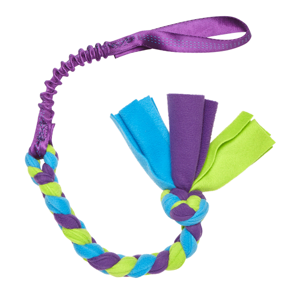 TUG-E-NUFF Bungee Handled Fleece Tug