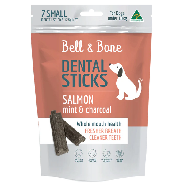 BELL & BONE Dental Sticks - Salmon, Mint and Charcoal