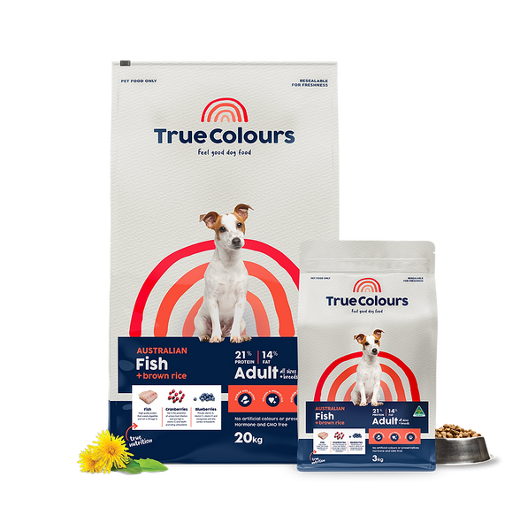 TRUE COLOURS Adult Fish & Brown Rice