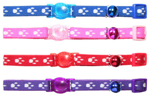 BEAU PETS Cat Collar Reflective Nylon Adjustable