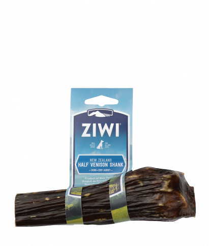 ZIWI PEAK Half Venison Shank Bone Oral Chews for Dogs