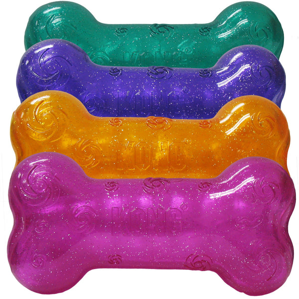 KONG Crackle Squeezz Bone - Medium