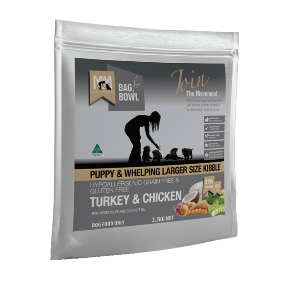 MEALS FOR MUTTS Grain Free Puppy Turkey & Chicken Large Kibble