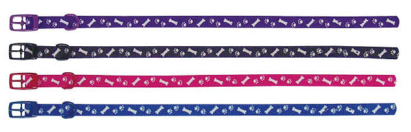 BEAU PETS Puppy Collar Paws/Bones