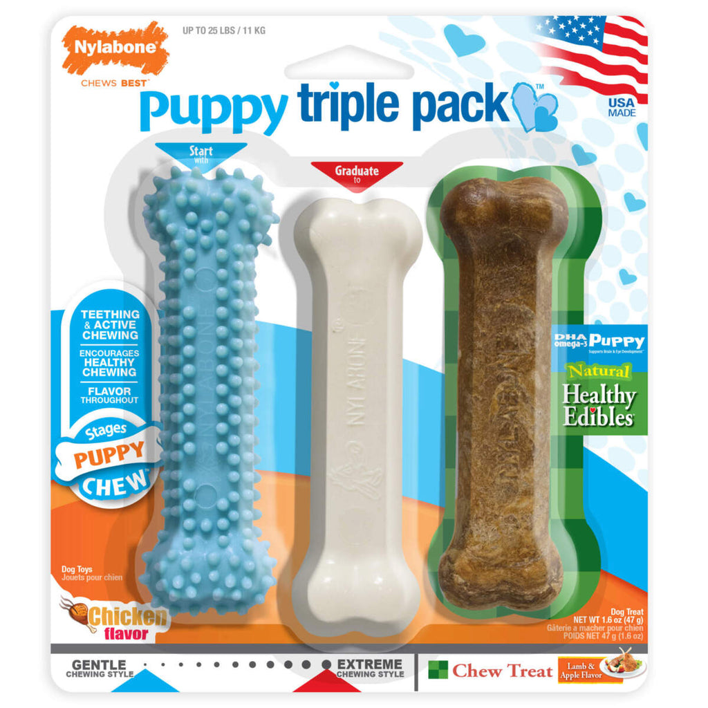 NYLABONE Puppy Triple Stages Pack