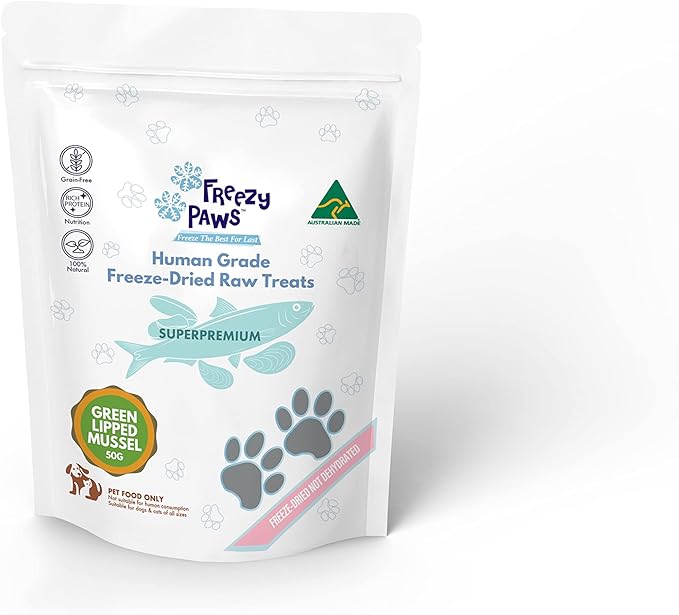 FREEZY PAWS Freeze Dried Green Lipped Mussel