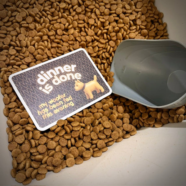 🐕 Woofers Feeding Reminder Card 🐕
