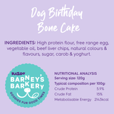 KAZOO Barney's Barkery - Dog Birthday Bone Cake