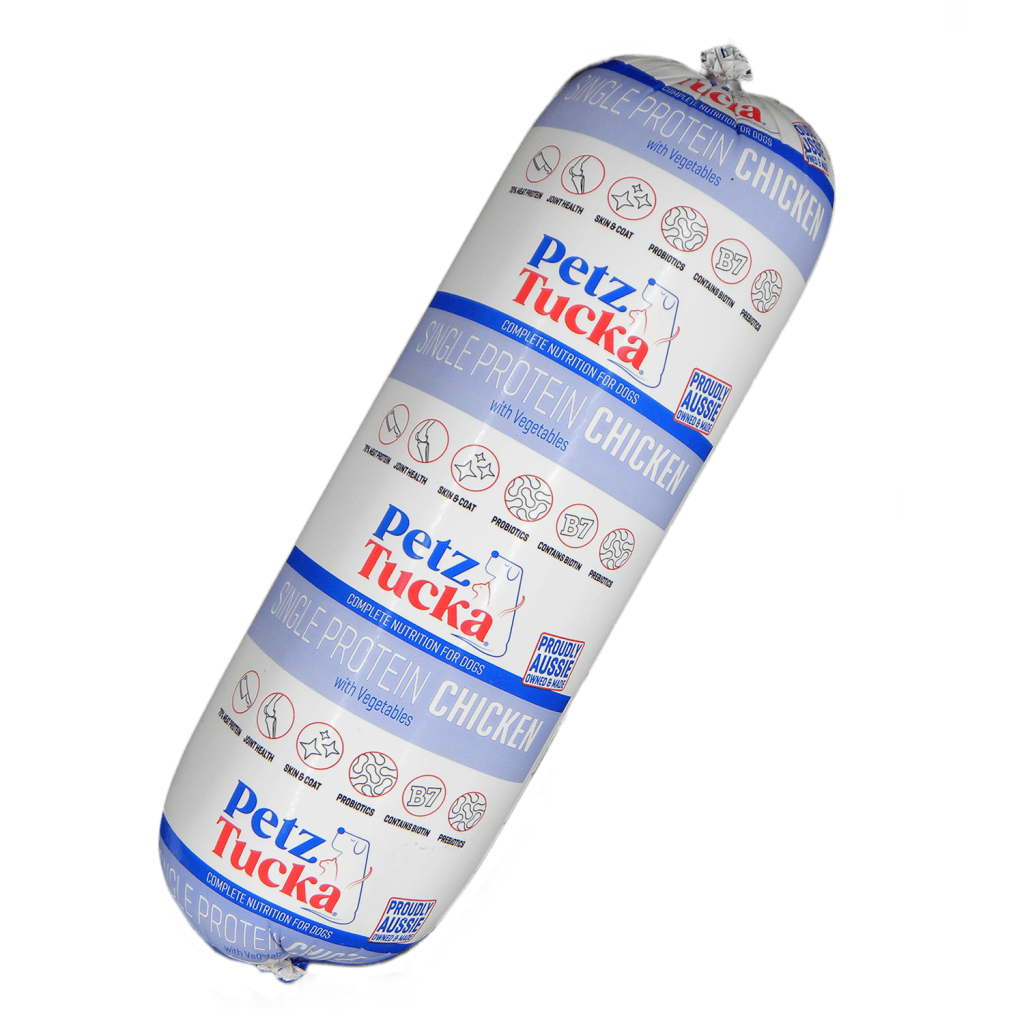 PETZ TUCKA Single protein chicken & veg 1.5kg roll