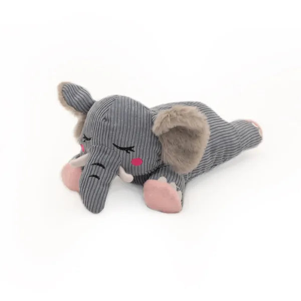 ZIPPY PAWS Snooziez with Silent Shhhqueaker - Elephant