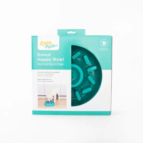 ZIPPY PAWS Happy Bowl Slow Feeder - Donut