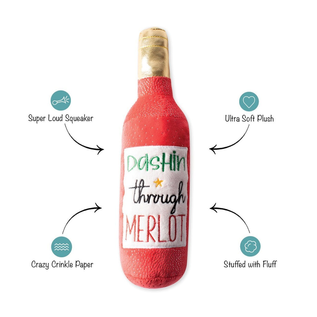 FRINGE STUDIO Dashin Through Merlot Christmas Plush