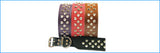 BEAU PETS Leather Staffy/Bull Terrier Stud Collar 43mm x 55cm