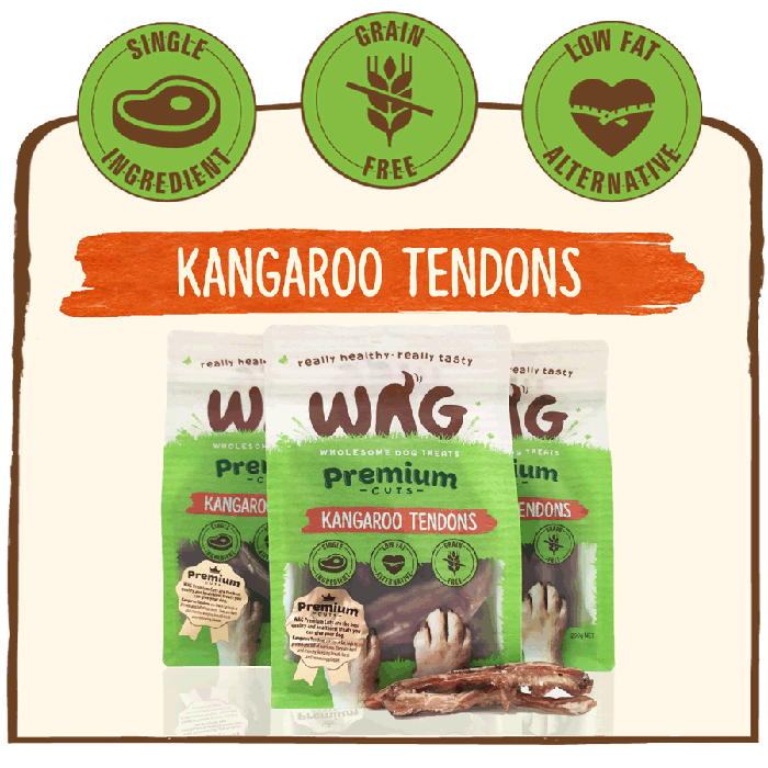 WAG Kangaroo Tendons 200g