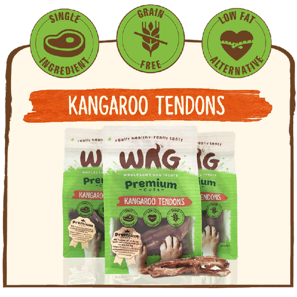 WAG Kangaroo Tendons 200g