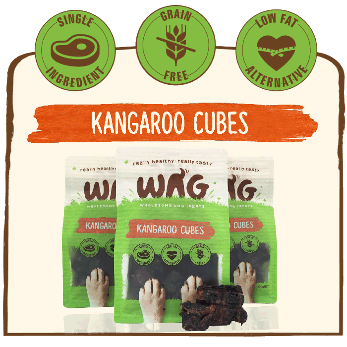 WAG Kangaroo Cubes 200g