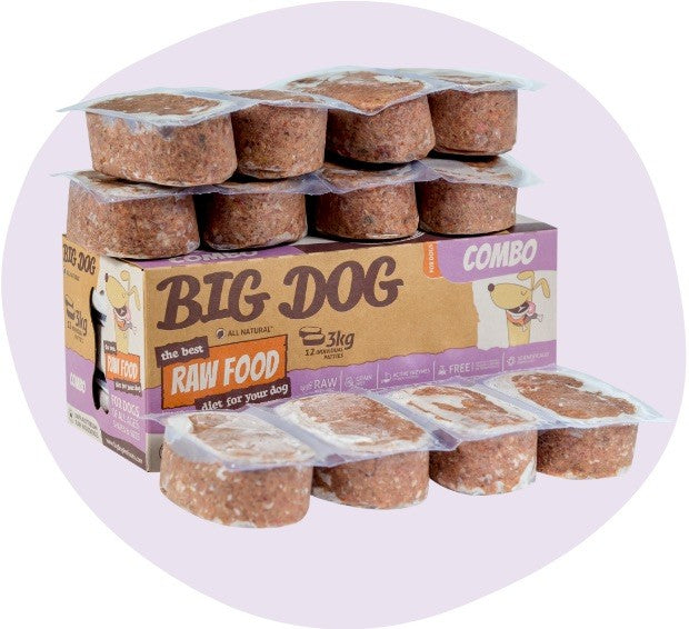 BIG DOG Combo Raw Food (frozen)
