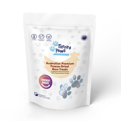FREEZY PAWS Freeze Dried Chicken Breast Treats 100g