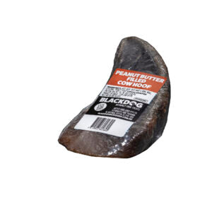 BLACKDOG Filled Cow Hoof Peanut Butter