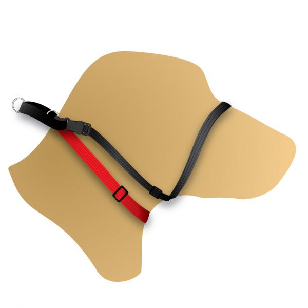 Black Dog Wear Haltermate Fig-8 Head Halter - 6 Colors, 4 Sizes - Adjustable Dog Halter