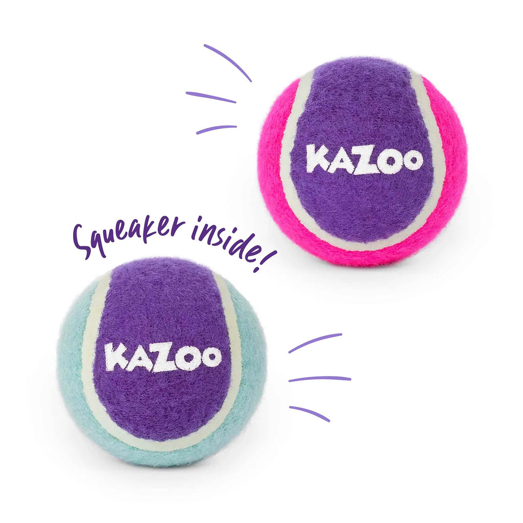 Kazoo Squeaky Tennis Ball