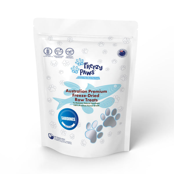 FREEZY PAWS Freeze Dried Whole Sardine Treats 80g