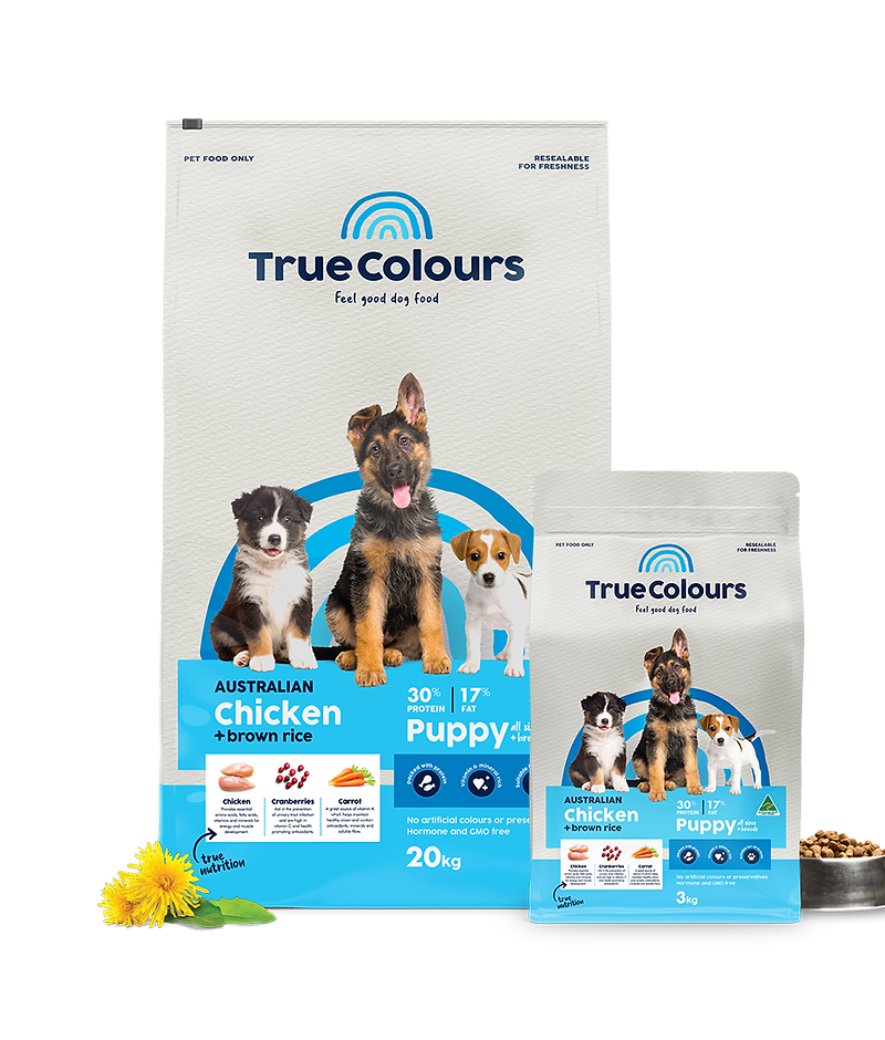TRUE COLOURS Puppy Chicken & Brown Rice