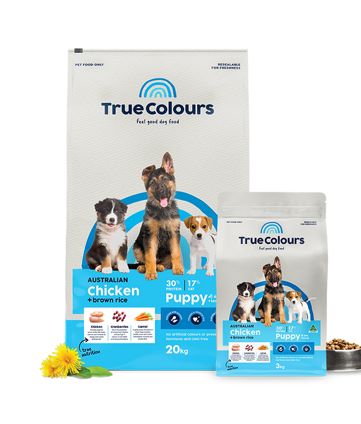 TRUE COLOURS Puppy Chicken & Brown Rice