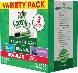 Greenies regular dental dog treats hotsell