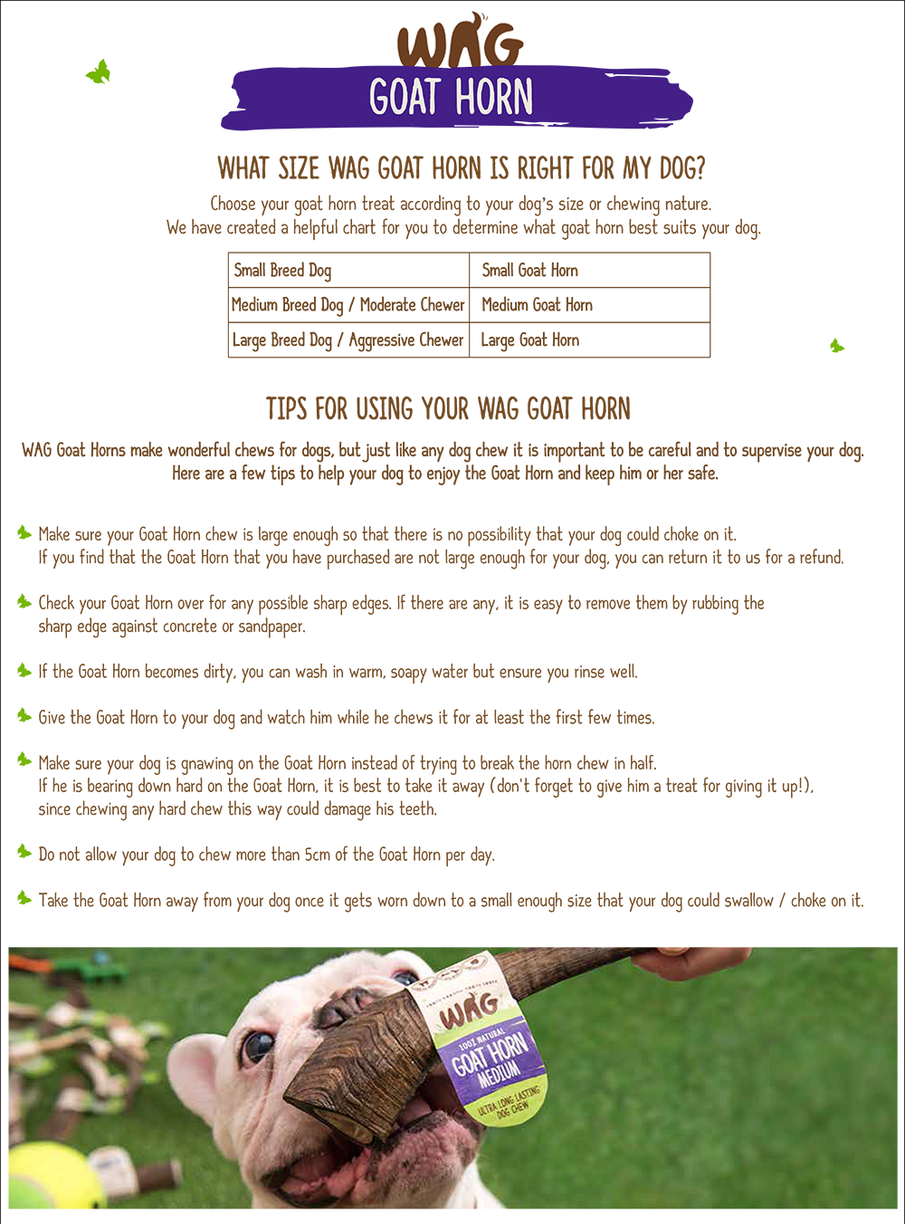 WAG Goat Horn Woofers World