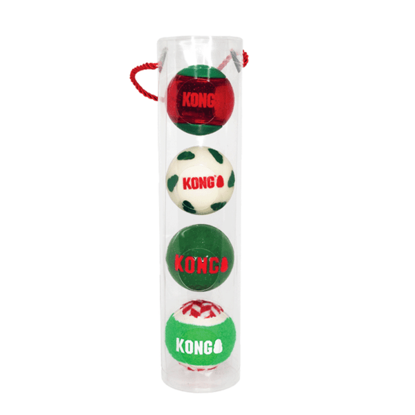 KONG Holiday Balls 4pck