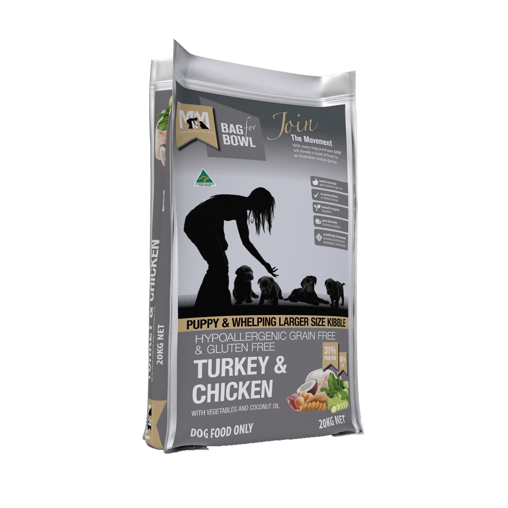 MEALS FOR MUTTS Grain Free Puppy Turkey & Chicken Large Kibble