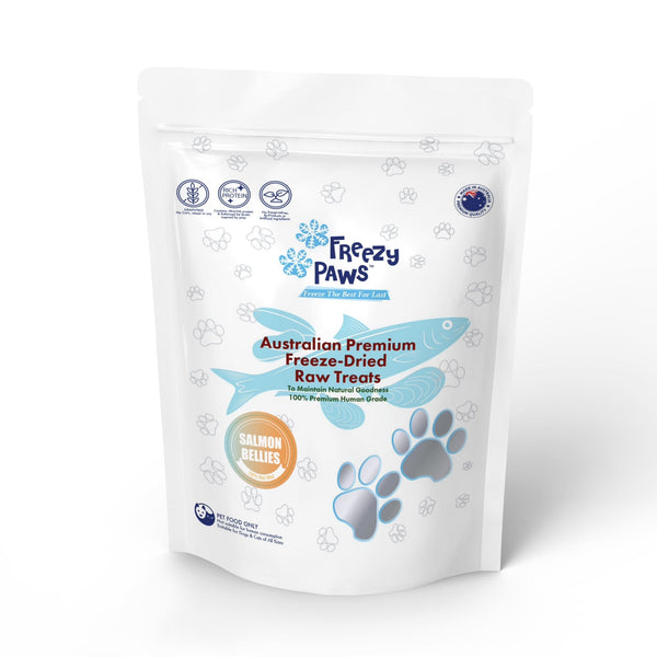 FREEZY PAWS Freeze Dried Salmon Bellies Treats 100g