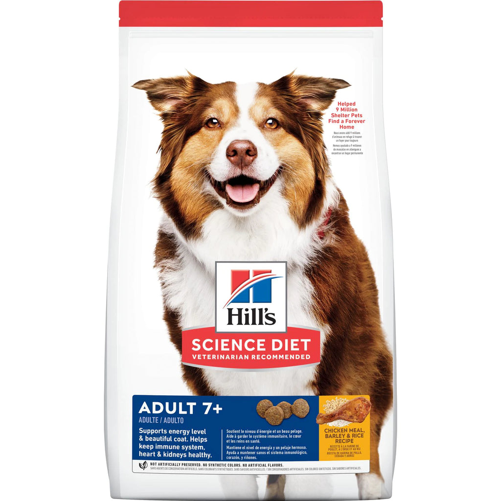 HILLS (HSD) Adult 7+ Chicken Meal, Barley & Rice Recipe Dog Food